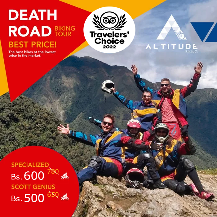 Altitude Death Road Biking Tour 2022 promo
